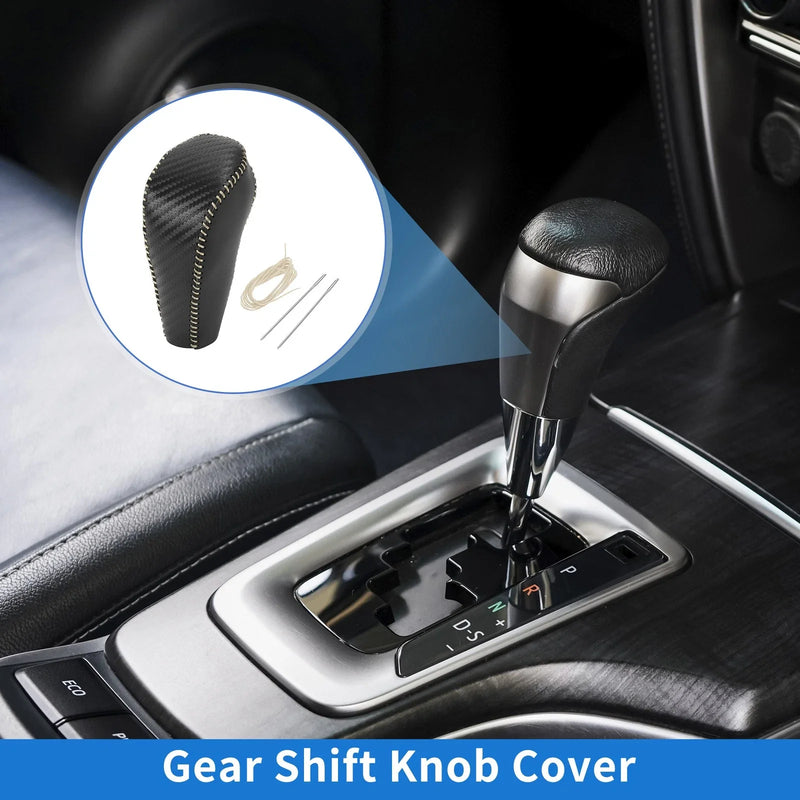 Chevrolet Cruze Beige Faux Leather Gear Shift Knob Cover (2011 - 2015)