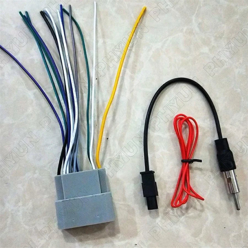 Chrysler Dodge Jeep RAM Stereo Radio Wiring Connector & Antenna Adapter