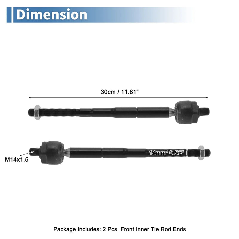 Ford Flex Front Inner Tie Rod End Links (2013-2016)