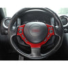 Nissan GTR 2008-2016 Red Carbon Fiber Steering Wheel Center Cover Trim fit