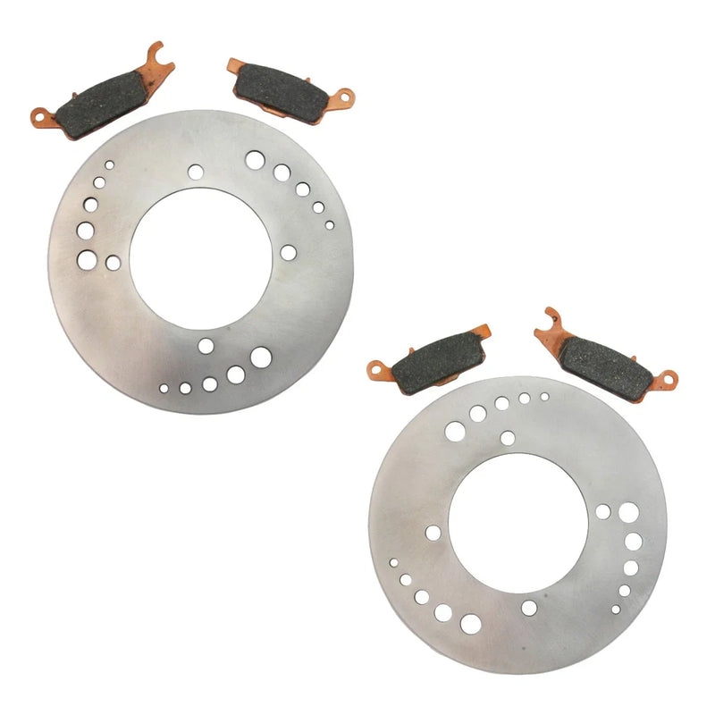 Yamaha Kodiak 700 2 x Front Disc Rotors & Semi-Metallic Pads (2016-2023)