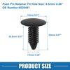 Jeep Ram Plastic Black 30 Pcs Bumper Clips