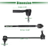 Dodge Caliber 6pcs Front Suspension Kit Tie Rod End