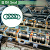 Make Model Oil Seal / 28x35.5x5mm / Rotary Shaft Seal TPU Green