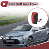 Toyota Corolla Red Faux Leather Gear Shift Knob Cover (2014-2018)