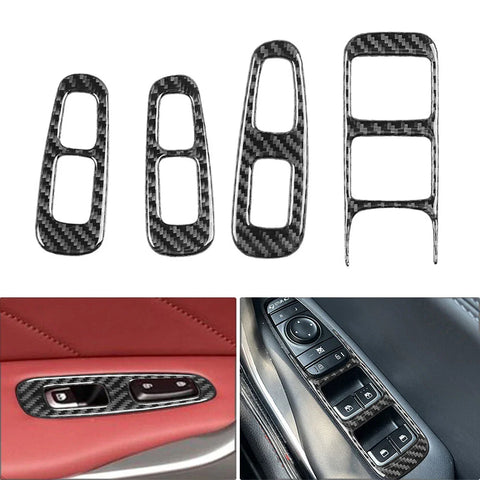 Kia Stinger (2018-2023) Black RHD Window Lift Switch Cover Trim