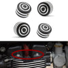 Triumph Bonneville Head Bolt Cover Nut Covers (2001-2016)