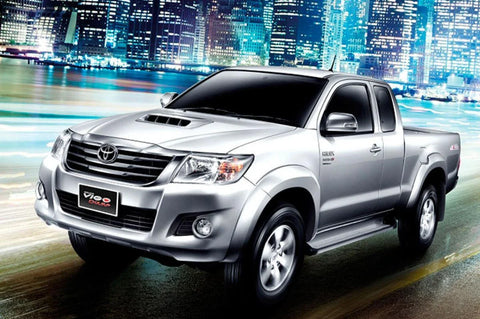 Toyota Hilux MK6 MK7 2 x Black Dash Cup Holders (2005-2015)
