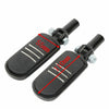 Harley Heritage Softail Fatboy Black Passenger Footpegs Mounts (2000-2006)