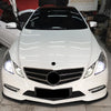 Benz E Coupe C207 Gloss Black Front Bumper Spoiler Lip (2009-2012)