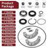Honda Rancher 420 TRX420TE 2007-2013 Rear Brake Drum Bearing Seals Shoes