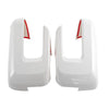Ford F150 with Turn Signal Hole - White Mirror Covers (2021-2024)
