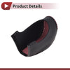 Hyundai Sonata 2011-2014 Black Red Faux Leather Car Gear Shift Knob Cover