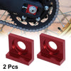 Motorcycle Chain Adjuster Block Tensioner / 2 x 15mm Hole Dia /