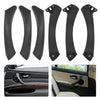 BMW E90 3 Series 6 x Black Inner Door Panel Handle Pull Trim Covers (2007-2013)
