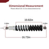 Honda Rancher 420 4x4 AT TRX420 FA FPA 2x Front Air Shocks (2009–2014)