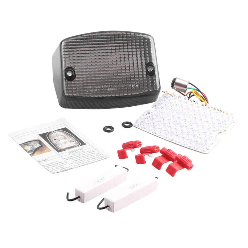 KAWASAKI VULCAN 750 Smoke Integrated LED Tail Light Turn Signals (86-03)