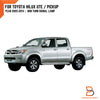 Toyota Hilux Ute Vigo SR5 Chrome Side Mirror Cover Trim (2005-2014)