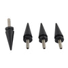 Harley Touring Road Glide 4 x 5mm Black Spike Windscreen Screw Bolts (98-25)