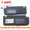 Jetta Golf 7 MK7 T-Cross Passat B8 2 x Front Sun Visor Panel Makeup Mirror
