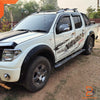 Nissan Navara D40 Widebody 4-Door Dual Cab Black Fender Flare Arch