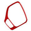 Jeep Cherokee Carbon Fiber Red Gear Shift Panel Cover Trim (2014-2018)