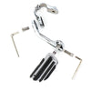 Harley Touring Softail Sportster 1 1/4" Long Angled Mount Highway Foot Pegs