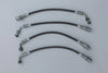 Toyota Land Cruiser Braided Front & Rear Brake Hose Set (4) (1990-1992)