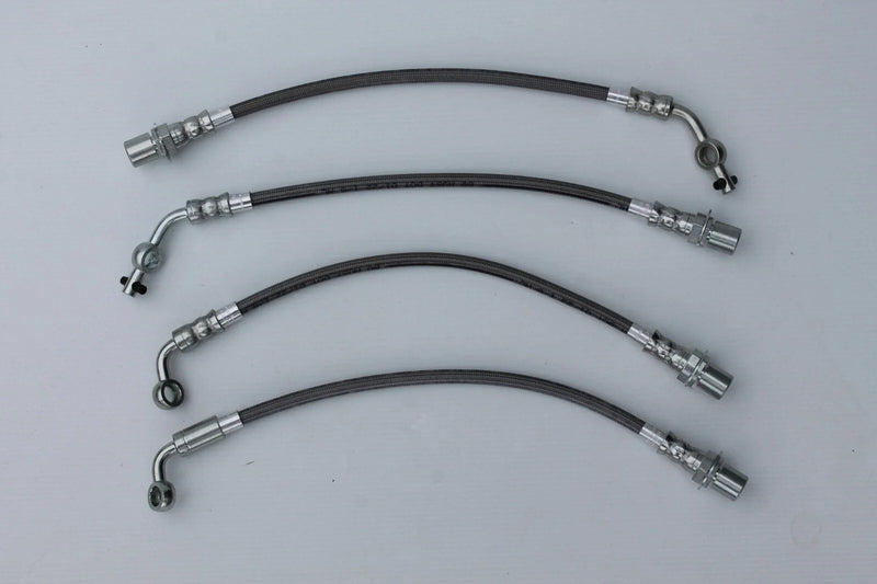 Toyota Land Cruiser Braided Front & Rear Brake Hose Set (4) (1990-1992)