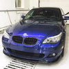 BMW 5 Series E60 E61 M Sport (2004-2010) Black Front Bumper Spoiler Lip
