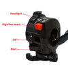 Make & Model 22mm 7/8" Handlebar High/Low Beam On/Off Headlight Throttle Switch
