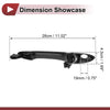 Hyundai Sonata 2011-2014 Front Left Black Car Door Handle Grip
