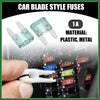 Car Short Circuit Protection 50 Pcs Mini 1AMP Blade Fuses