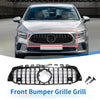Mercedes-Benz Front Upper Bumper Grille (No Hole, Black)