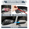 Mazda CX-3 Rearview Mirror Cover Overlay Carbon Fiber (2017-2018)