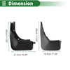 Ford Fiesta Saloon 2015-2016 with Mount Accessories Mud Flaps Splash Guards