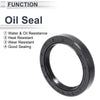 Universal Oil Seal / 60x80x12mm / Seal Ring Rotary Shaft Seal NBR Black 5 Pcs