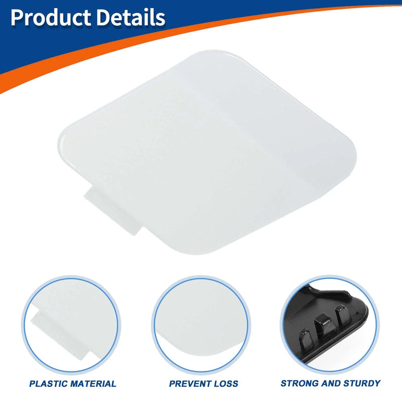 BMW 114i (2012-2014) - Pure White Front Tow Hook Cover