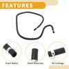 Ford Mondeo (2000-2007) Rubber Black 1 x Piece Cooler Hose
