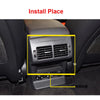 Jaguar F-PACE Car Chrome Rear AC Air Condition Outlet Vent Cover Trim fit