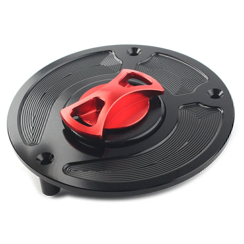 Honda CBR1000RR Fireblade Keyless Red Gas Fuel Tank Cap Cover (2004-2023)