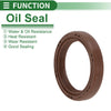 Oil Seal FKM Rubber 32x42x7mm High Pressure Brown 5 Pcs