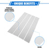 Dodge Ram 1500 (2009-2010) Silver Tone 4 x Pillar Door Window Trim Covers