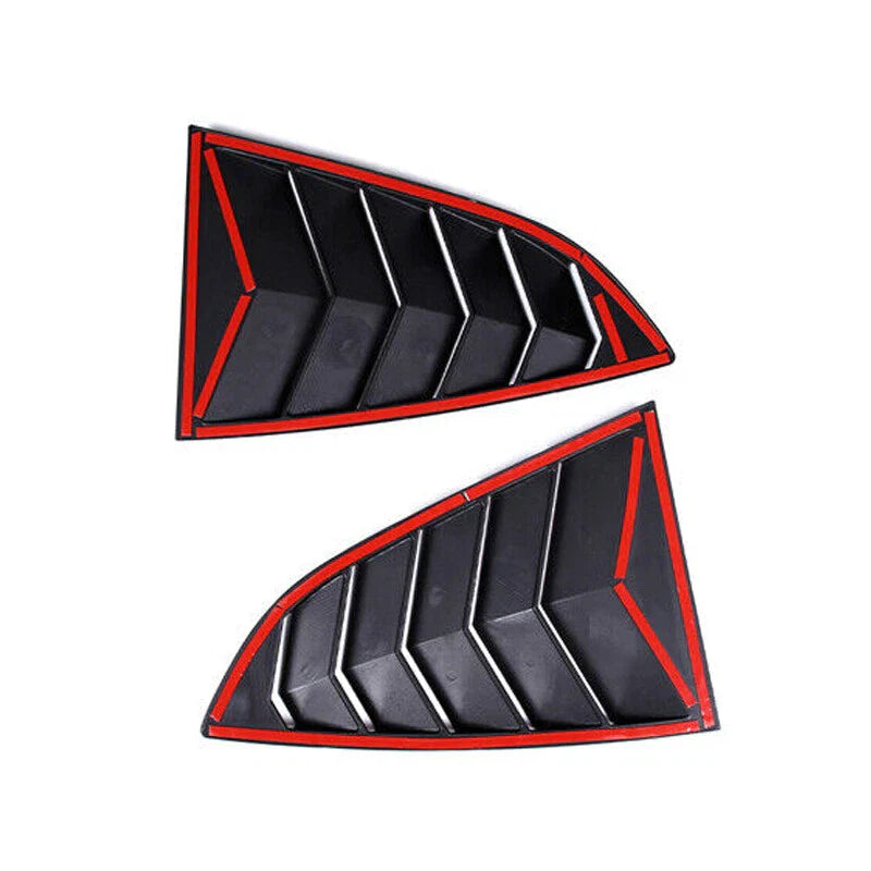 Toyota 86 Subaru BRZ Window Side Louver Cover Trim  Black (2012-2020)