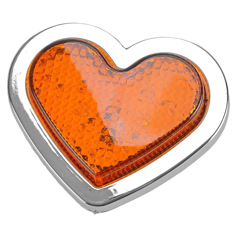 Car - Compatible with Various Models Heart Shaped Side Marker Light Assembly