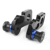 Honda CB650F Blue Swingarm Spools Sliders (2014-2018)