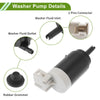 Nissan Micra Windshield Washer Pump w/Grommet (1992-2003)