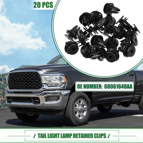 Dodge Ram 1500 20 x Tail Light Lamp Retainer Clips (2019-2023)