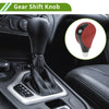 Lexus ES350 2007-2015 - Plastic Faux Leather Red Black Automatic Gear Shifter Knob