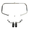 Harley Road King Chrome Engine Guard Highway Bar Foot Pegs (1997-2008)
